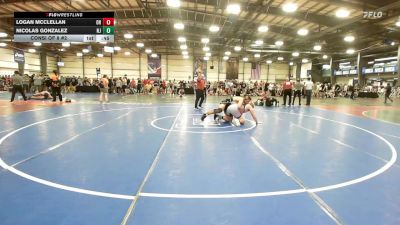220 lbs Consi Of 8 #2 - Logan McClellan, OH vs Nicolas Gonzalez, NJ