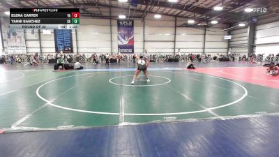 145 lbs Round Of 32 - Elena Carter, VA vs Yanni Sanchez, CA