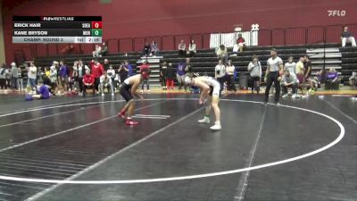 125 lbs Champ. Round 3 - Kane Bryson, Montreat College vs Erick Hair, Southeastern