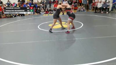 190 lbs Champ. Round 2 - Madalynn Wickersham, Central Grand Junction vs McKinlee Collett, Uintah