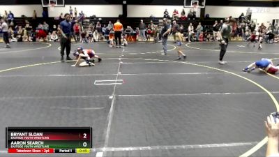 67 lbs Round 2 - Bryant Sloan, Eastside Youth Wrestling vs Aaron Search, Eastside Youth Wrestling
