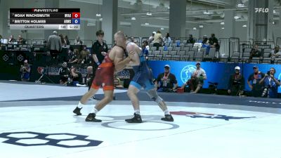 77 kg Quarters - Noah Wachsmuth, Nyac vs Britton Holmes, Army (WCAP)