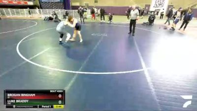 117 lbs Cons. Semi - Luke Braddy, MN vs Brogan Bingham, ID