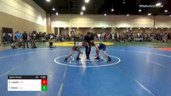 87 lbs Semifinal - Colton Lewis, Greenville Wrestling Club vs Tristan Horn, Florida