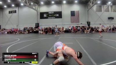 126 lbs Round 1 (8 Team) - Mason Long, Get Fit vs Bryce Boyer, Kraken Red