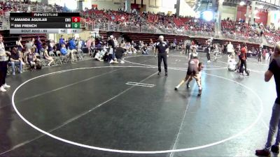 95 lbs Cons. Round 3 - Amanda Aguilar, CWO vs Emi French, Norfolk Jr Wrestling