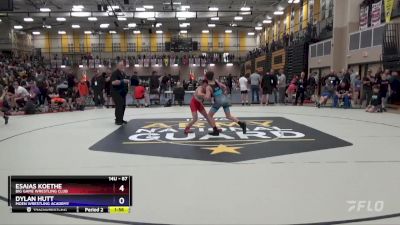 87 lbs Round 2 - Esaias Koethe, Big Game Wrestling Club vs Dylan Hutt, Moen Wrestling Academy