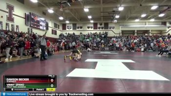 132 lbs Round 1 - Vinny Spano, Tinley Park (Andrew) vs Dawson Becker, Alburnett