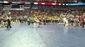 2A-175 lbs Cons. Round 2 - Jacob Aust, Glenwood vs Josh Ringler, Grinnell