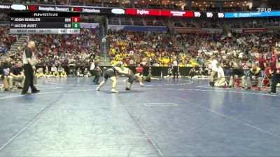 2A-175 lbs Cons. Round 2 - Jacob Aust, Glenwood vs Josh Ringler, Grinnell