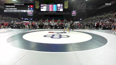 120 lbs Cons. Sub-quarters - Devin Silva, CA vs Ava Ebrahimi, CA