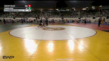 175 lbs Consi Of 16 #2 - Hayley Villar, Ponca City LadyCat Wrestling vs Eindra Moe, Glenpool JH