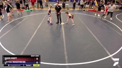 92 lbs Champ. Round 2 - Gavin Hoeft, MN vs Layton Ringstmeyer, SD