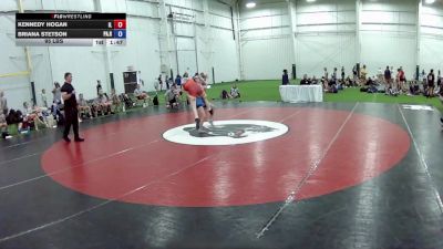 95 lbs Kennedy Hogan, Illinois vs Briana Stetson, Pennsylvania Red