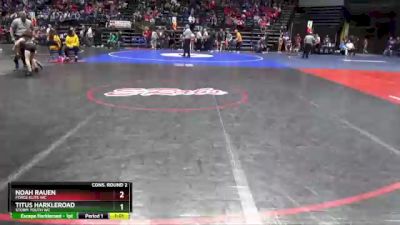 74 lbs Cons. Round 2 - Noah Rauen, Force Elite WC vs Titus Harkleroad, Storm Youth WC