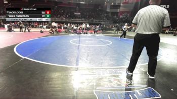 144 lbs 5th Place Match - Mika Ontiveros, Pitman vs Jack Locke, Turlock