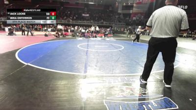 144 lbs 5th Place Match - Mika Ontiveros, Pitman vs Jack Locke, Turlock