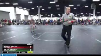 72 lbs Round 5 (8 Team) - Johnny Matter, Yale Street vs Brody Mayfield, Mayfield Mat Academy