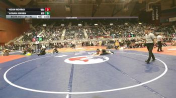 2A-190 lbs Quarterfinal - Logan Jensen, Wind River vs Keon Norris, Wright