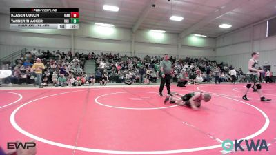 67 lbs Rr Rnd 2 - Klasen Couch, Vian Wrestling Club vs Tanner Thacker, Van Buren Matdawgs