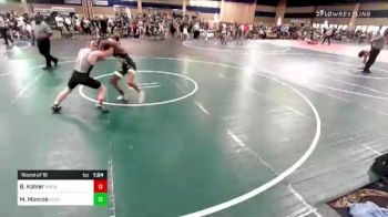 123 lbs Round Of 16 - Ben Kohler, Wasatch WC vs Micah Monroe, Centennial