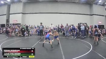 66 lbs Round 2 - Roman Borneman, Swamp Rabbit Wrestling vs Lucan Stellwagen, Tomahawk Youth Wrestling