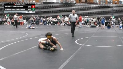 72 lbs Round 7 (8 Team) - Dominic Golembiewski, Neighborhood Wrestling vs Storm Lucknasuwan, Capital City WC