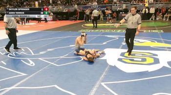 Cons. Round 2 - Aden Ternus, Northwest vs Skyler Springer, Lincoln Lutheran