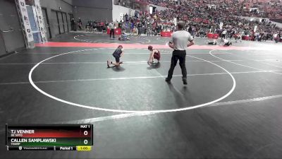 85 lbs Quarterfinal - Callen Samplawski, Thorp vs Tj Venner, De Soto