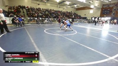 144 lbs Cons. Round 4 - Ulysses Cardenas, Rowland vs Corey Zamora, Alta Loma