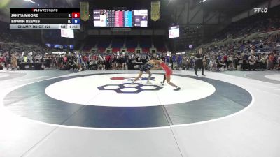 115 lbs Champ. Rd Of 128 - Janiya Moore, IL vs Eowyn Reeves, FL