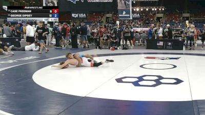 94 lbs 5th Place Match - Case Freeman, Iowa vs George Dipsey, New Jersey