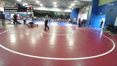 106 lbs Cons. Round 5 - Cortez Holguin, Centennial (Corona) vs Isaac Wozniak, Norco