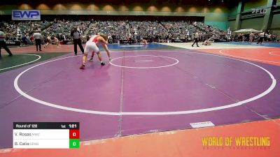 135 lbs Round Of 128 - Vincent Rosas, Maize Wrestling Club vs Ben Calia, Granite Bay