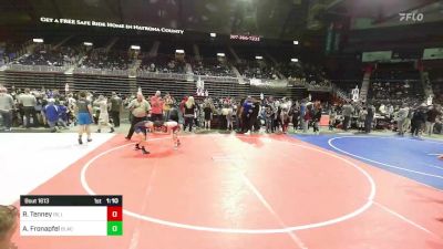 81 lbs Quarterfinal - Robert Tenney, Billings WC vs Andrew Fronapfel, Black Fox Wr Ac