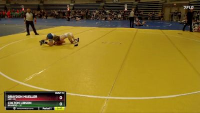 93 lbs Semis & 1st Wrestleback (8 Team) - Draydon Mueller, LSH vs Colton Libson, Brainerd