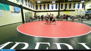130lbs Cons. Round 5 - Geselle Razo, Grandview (Girls) vs Niah Cassidy, Union (Girls)