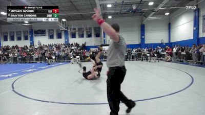 126 lbs Consolation - Michael Morris, Haverhill vs Brayton Carbone, Shawsheen