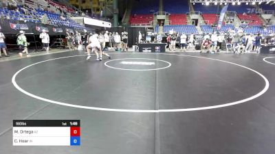 190 lbs Cons 64 #2 - Michael Ortega, AZ vs Conner Hoar, IN