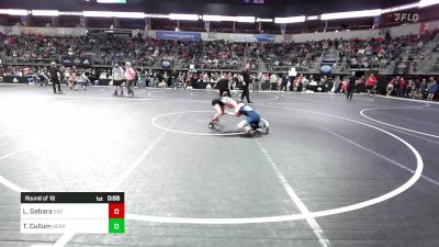 91.6 lbs Round Of 16 - Lennox Gebara, East Kansas Eagles vs Teagan Cullum, Herrin Jr WC