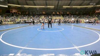 95 lbs Quarterfinal - Emmie Evans, Tironook Wrestling vs Gipsee Reed, Brushy Wrestling Club