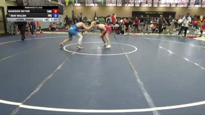 157 lbs Cons. Semis - Dawson Beyer, Team Valley Wrestling Club vs Ben Walsh, Powerhouse Wrestling Club
