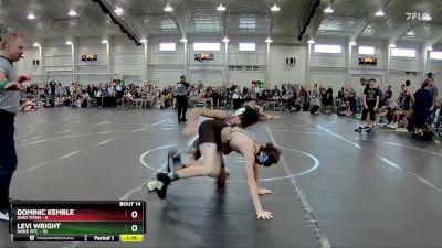 126 lbs Round 5 (6 Team) - Dominic Kemble, Ohio Titan vs Levi Wright, Noke RTC