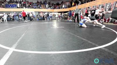 73 lbs Quarterfinal - Wyatt Deen, Choctaw Ironman Youth Wrestling vs Adrian Colescott, Madill Takedown