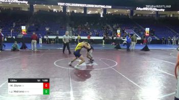 138 lbs Semifinal - Mike Glynn, Central Catholic vs John Mairano, Simsbury