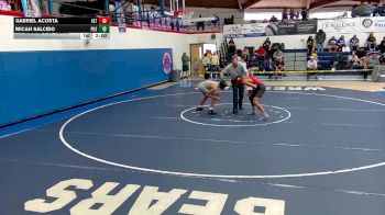 134 lbs Round 3 (6 Team) - Gabriel Acosta, Seton Catholic vs Micah Salcido, Parker High School