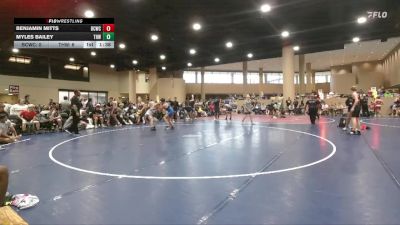 113 lbs Round 3 (6 Team) - Benjamin Mitts, Black Creek WC vs Myles Bailey, Tough House WC