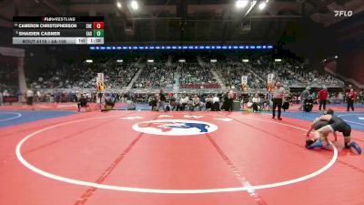 4A-106 lbs Quarterfinal - Shaiden Casner, Cheyenne East vs Cameron Christopherson, Sheridan