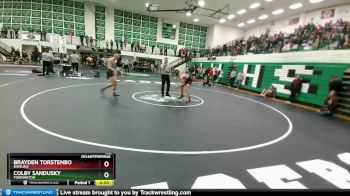 132 lbs Quarterfinal - Colby Sandusky, Torrington vs Brayden Torstenbo, Rawlins