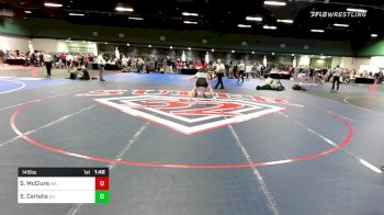 145 lbs Round Of 32 - Smokey McClure, WA vs Sam Cartella, OH